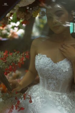 Katerina Dress - Váy cưới cúp ngực corset siết eo phối voan tầng lộng lẫy